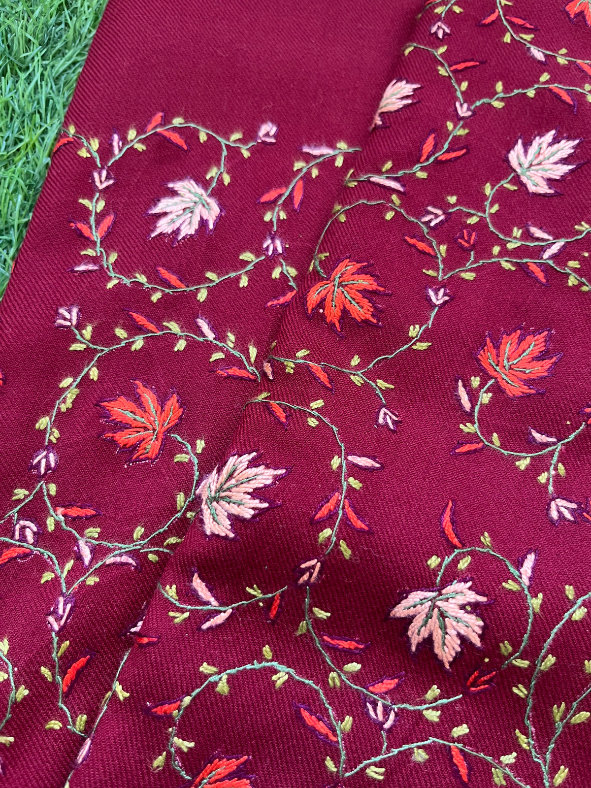 Woollen hand embroidered suit