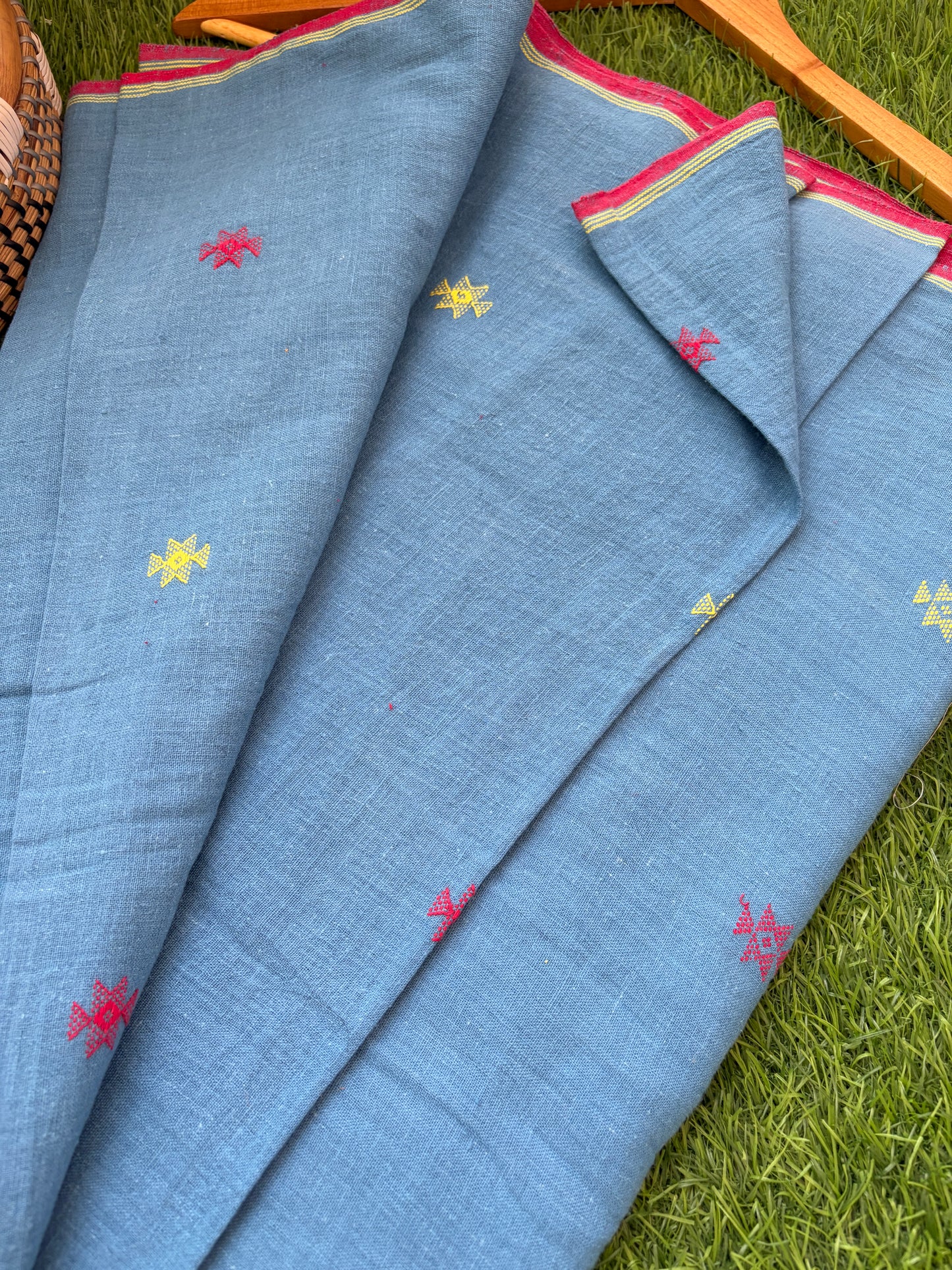 Handwoven organic kala Cotton fabric