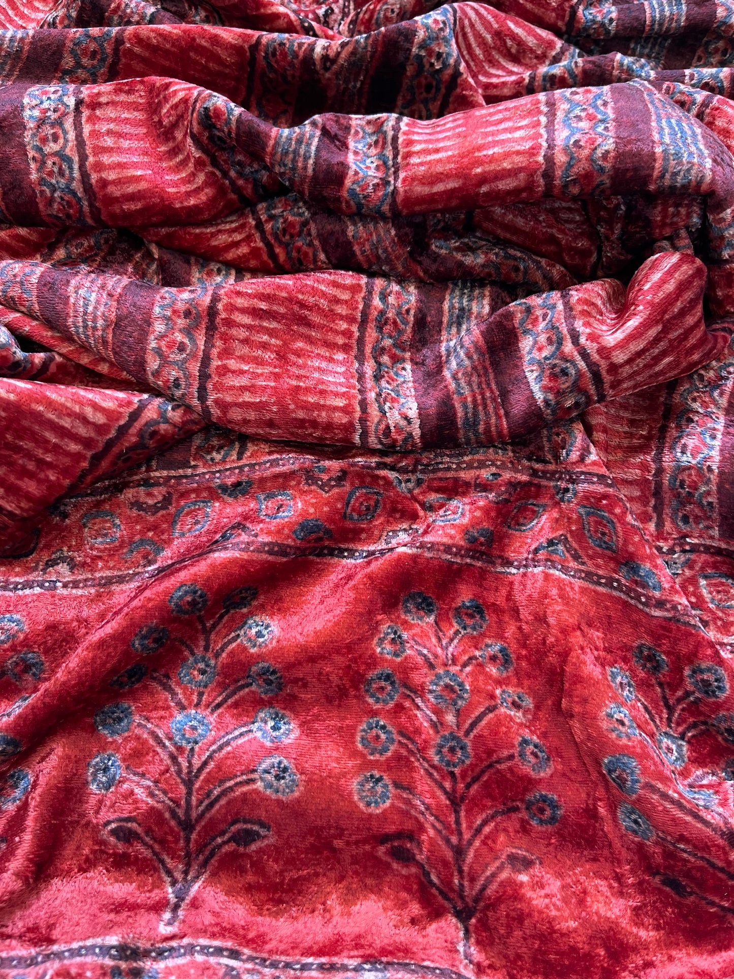 Velvet Ajrakh Kurta