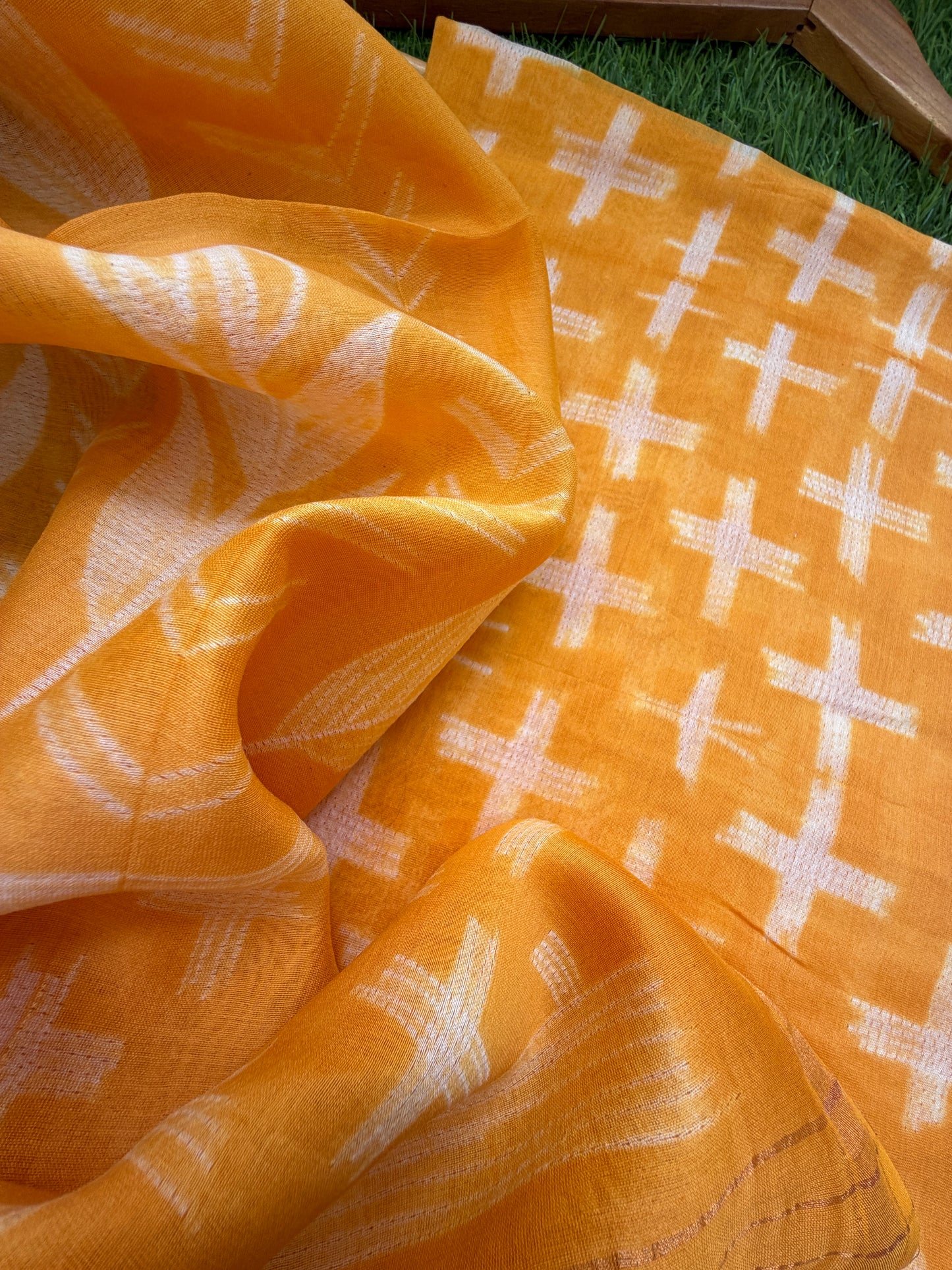 Chanderi Shibori kurta dupatta
