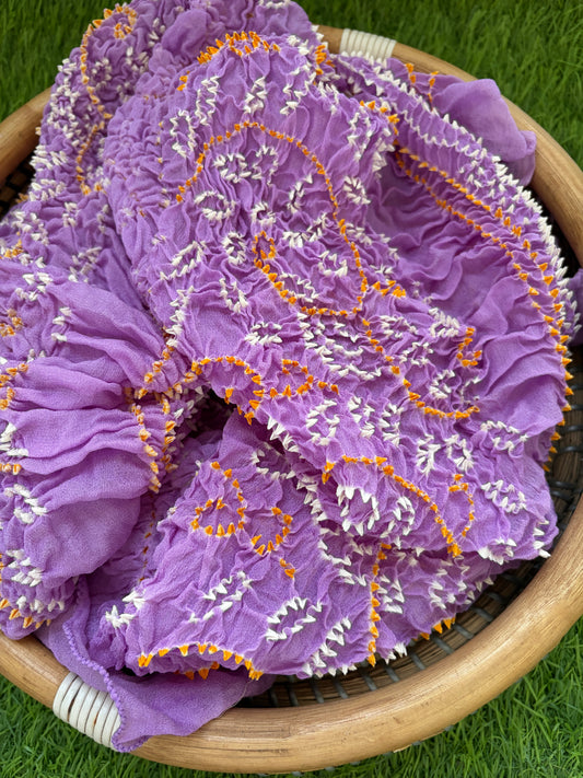 Bandhani chinon Dupatta