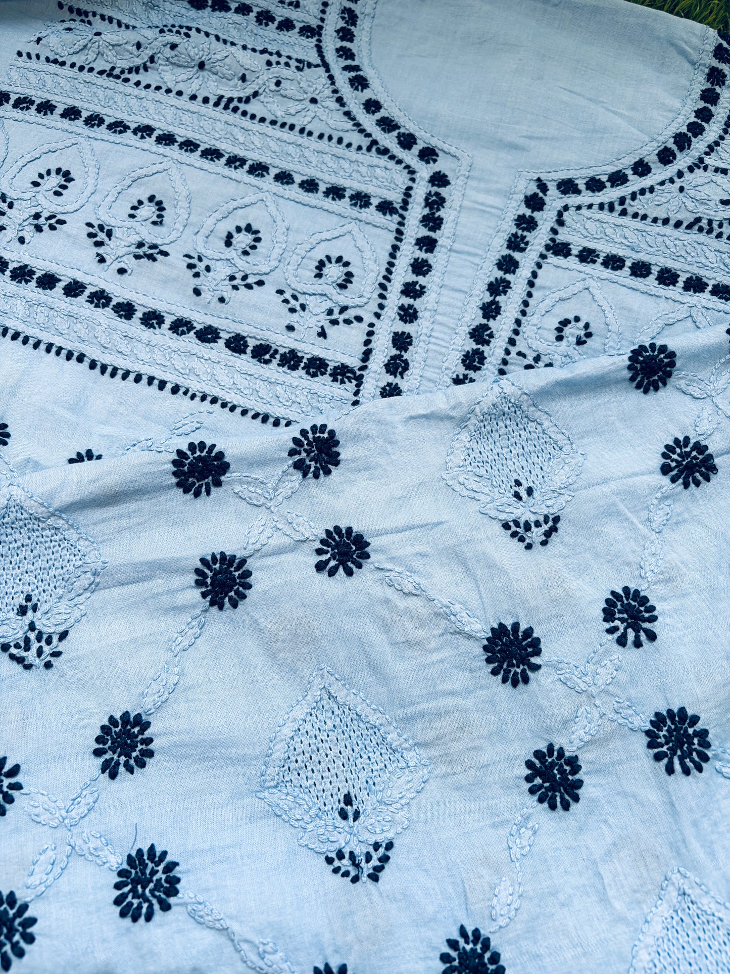 Chikankari cotton Kurta