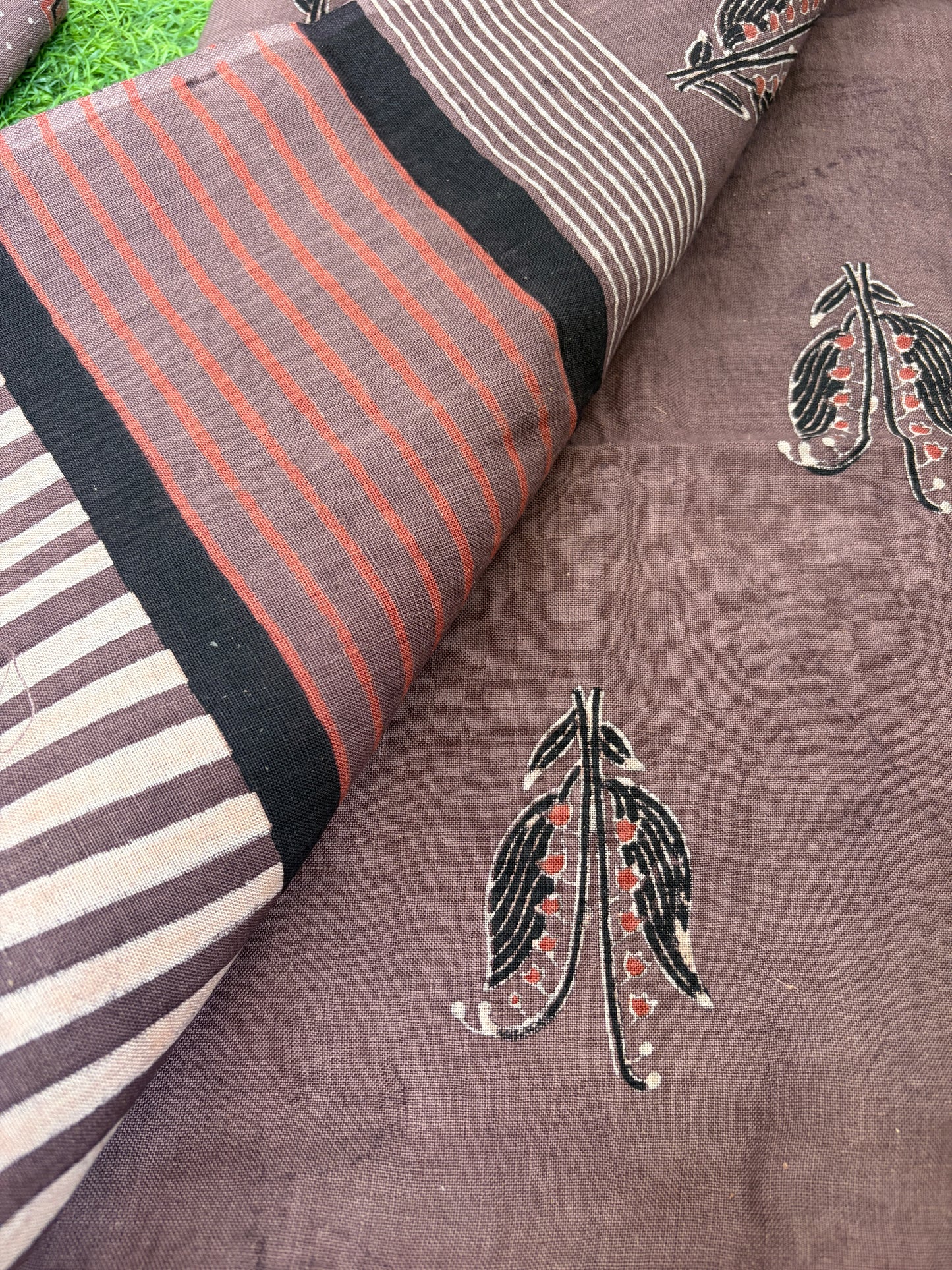Linen Ajrakh Kurta