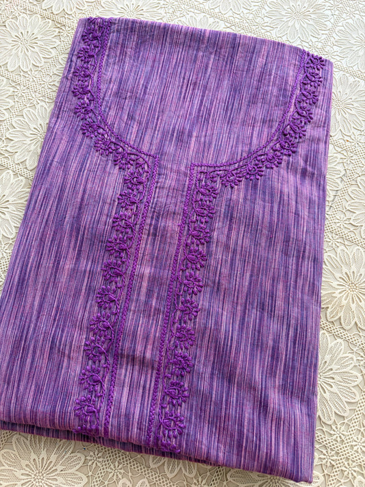 Chikankari mangalgiri cotton Kurta