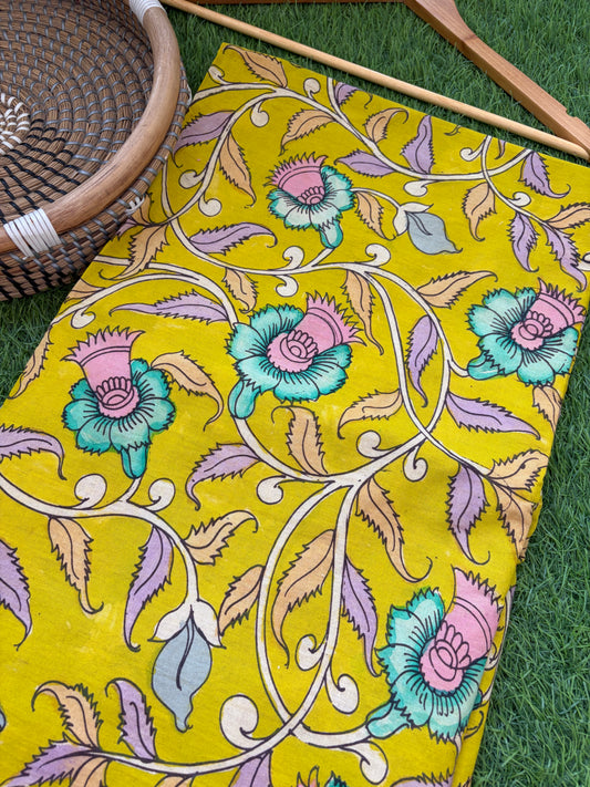 Cotton Kalamkari Fabric (handpainted)