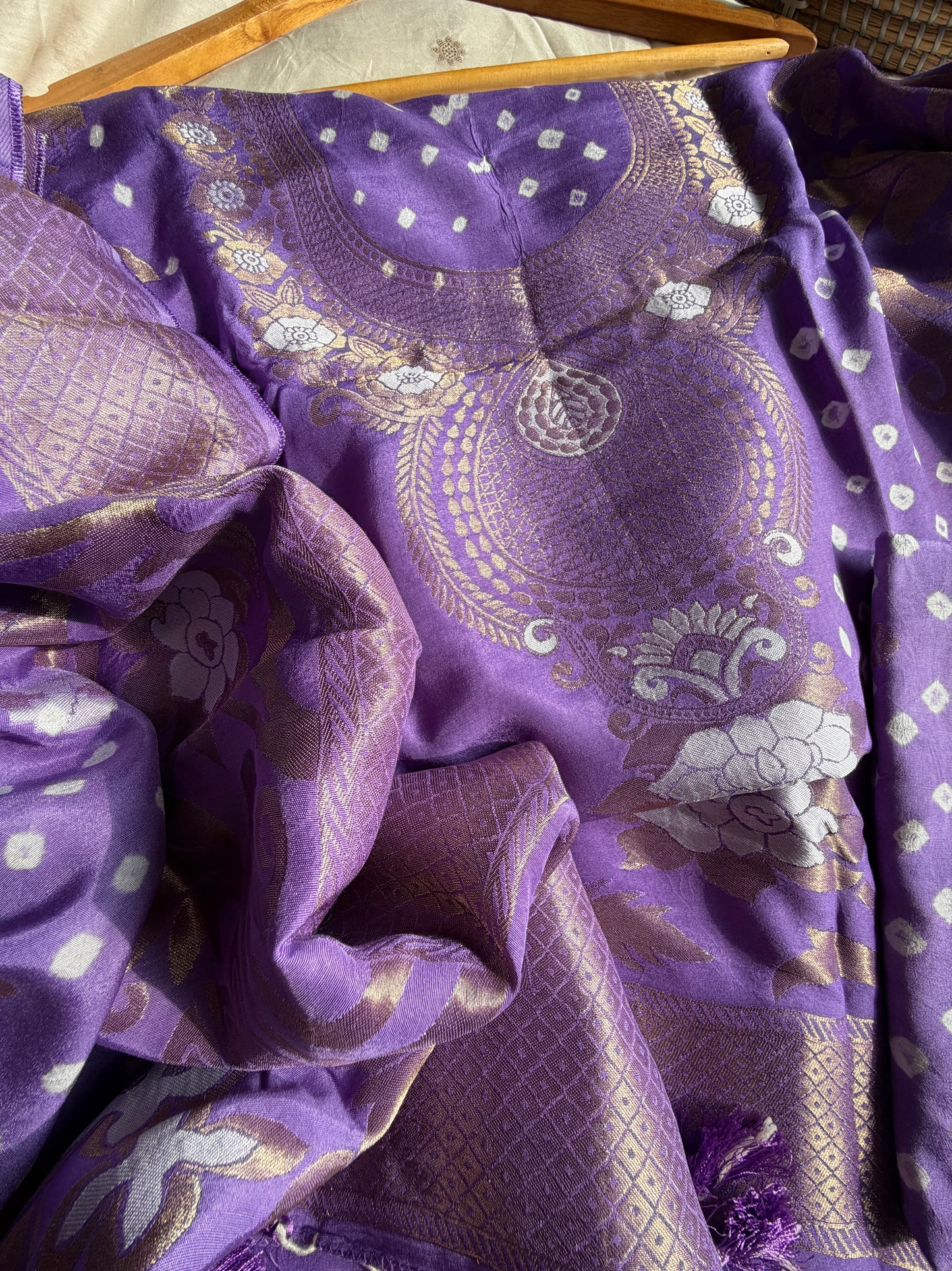 Modal Bandhani kurta bottom dupatta