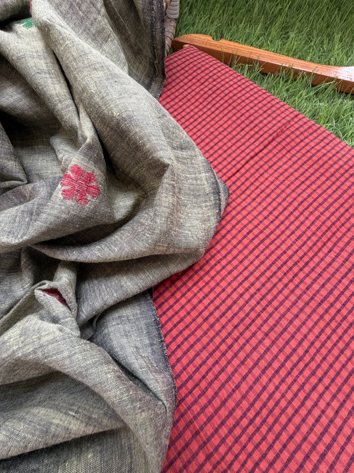 Jaamdani Mul dupatta khadi kurta Bottom