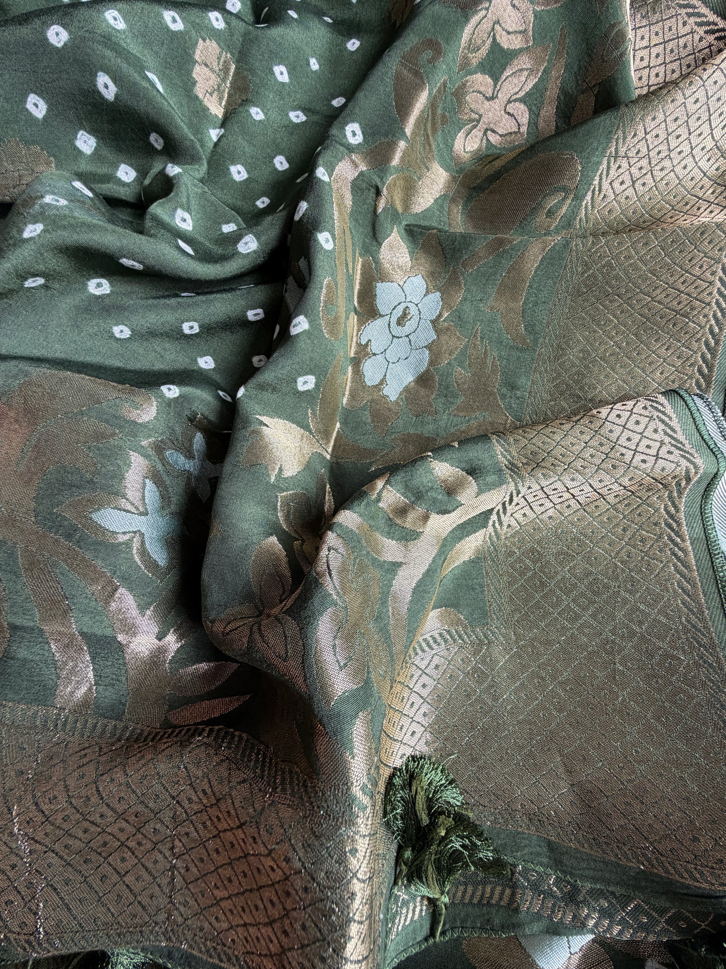 Modal Bandhani kurta bottom dupatta