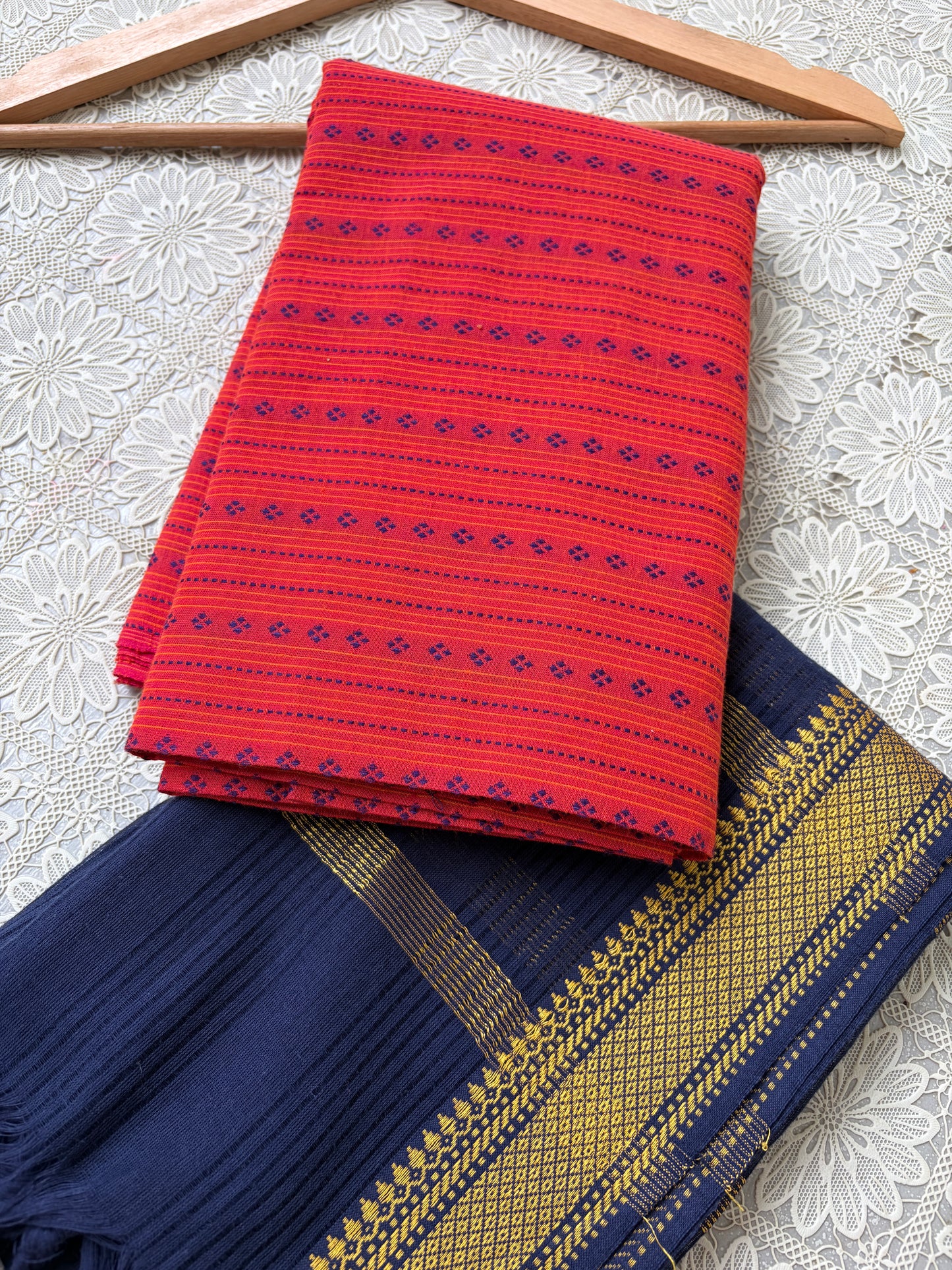Mangalgiri Cotton 2 pc set - kurta Dupatta