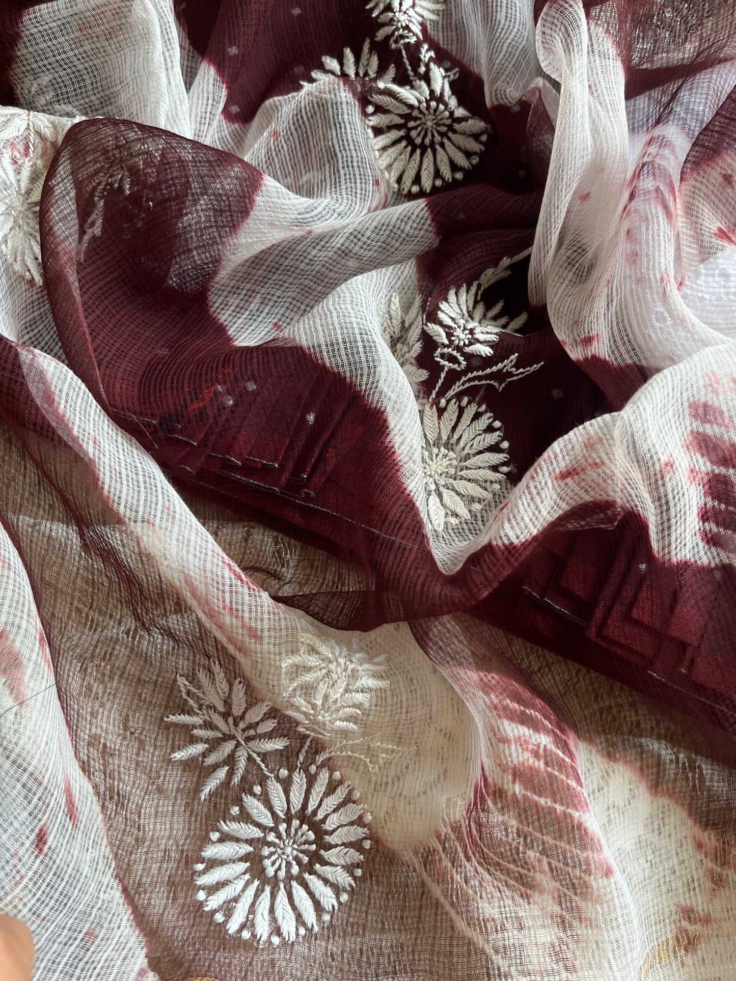 Mangalgiri Cotton kurta hakoba bottom Kota Doria dupatta