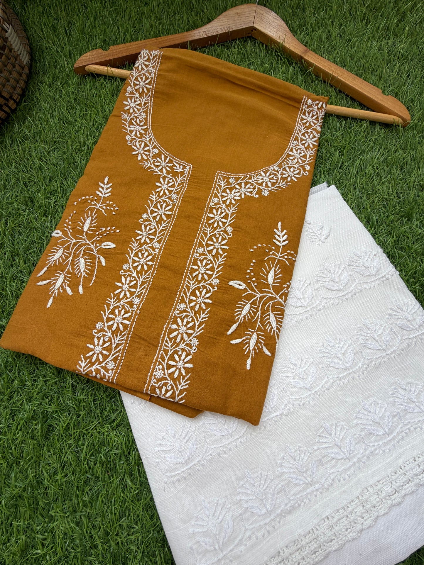 Chikankari cotton Kurta