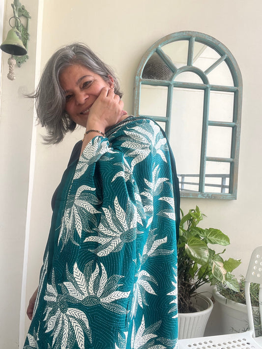 Silk Kantha Dupatta