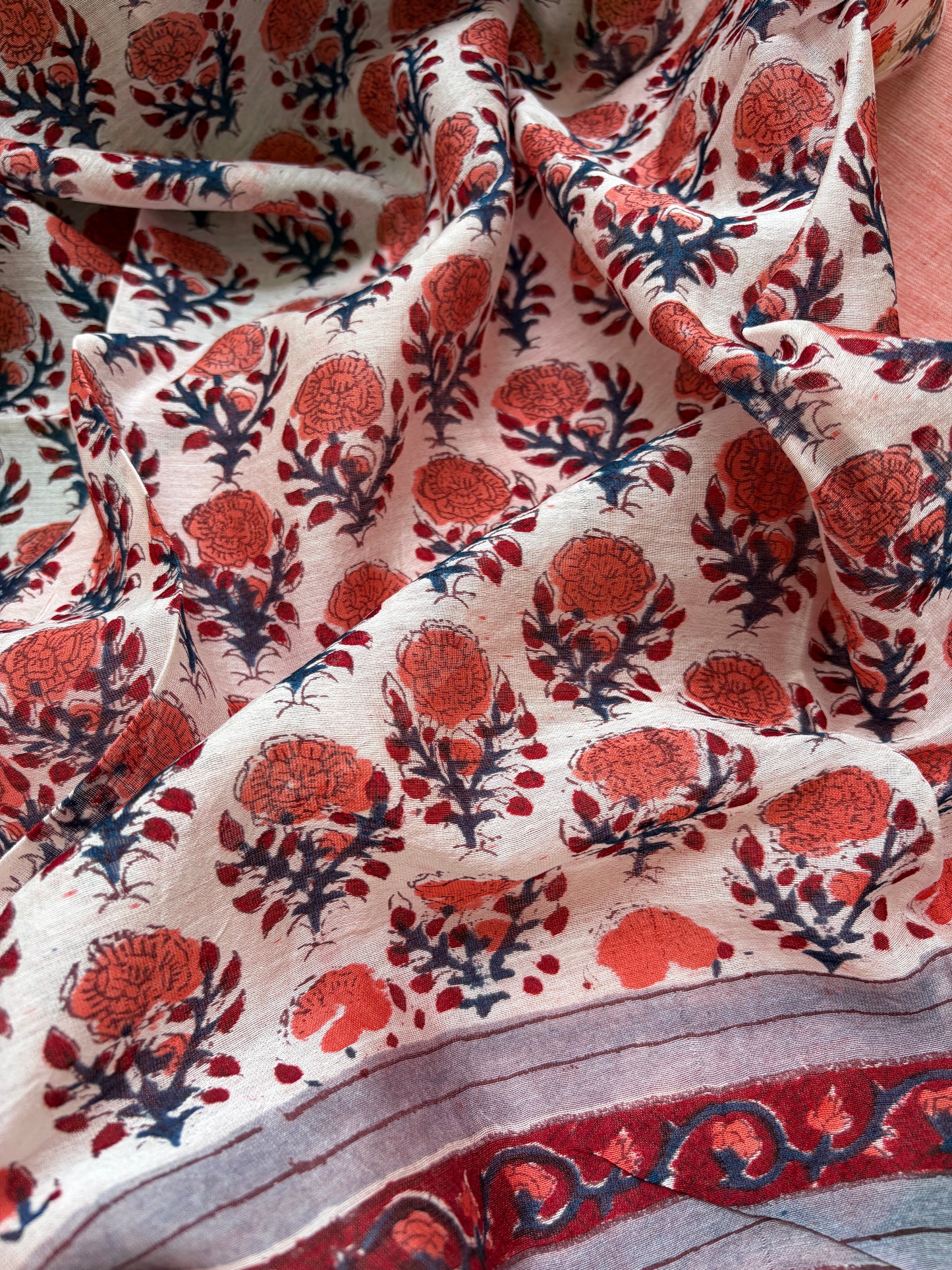 Khadi kurta fabric chanderi dupatta