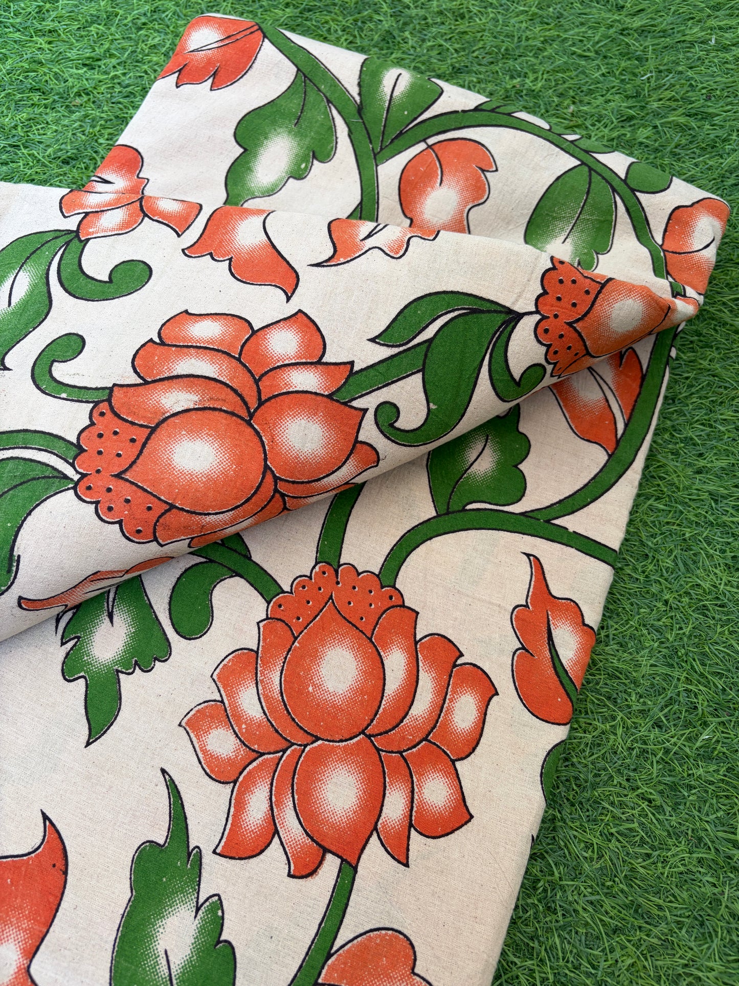 Mangalgiri cotton kalamkari print