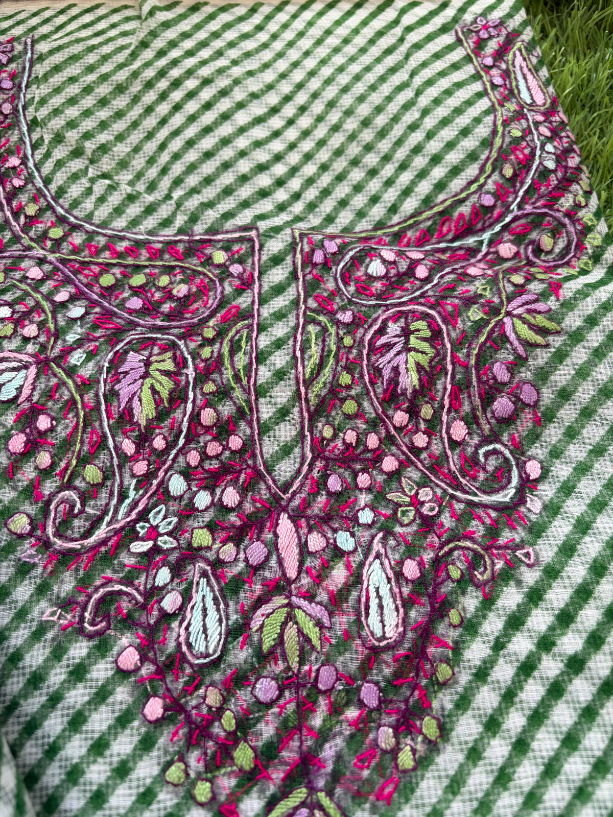 Kota kashmiri work kurta Dupatta