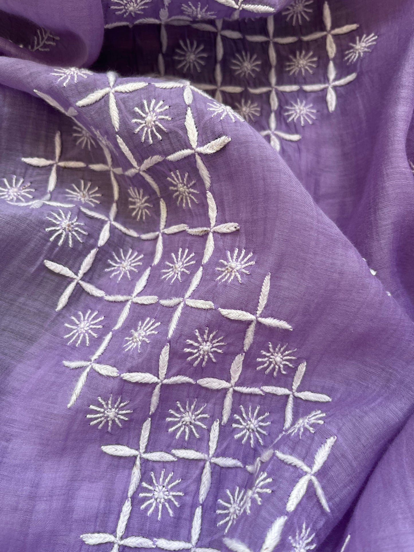 Jaamdani kurta chikankari dupatta