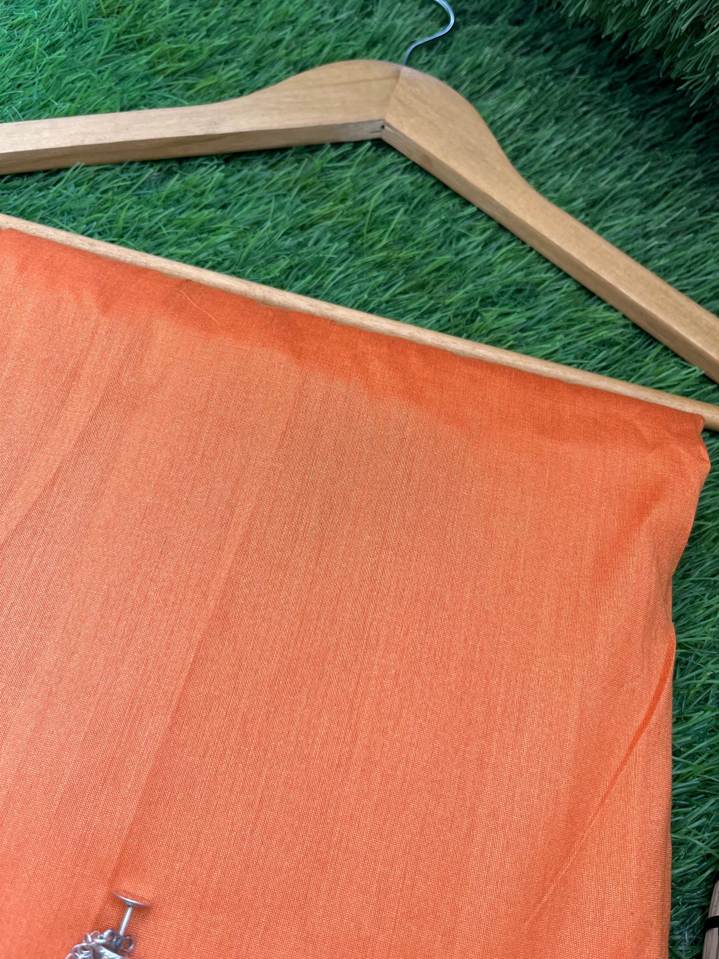 Cotton Silk plain fabric