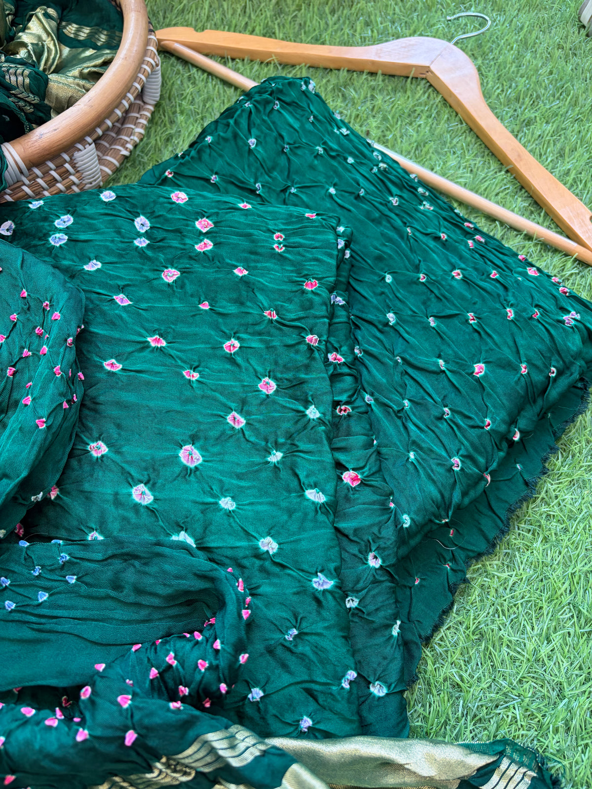 Modal Bandhani kurta bottom dupatta