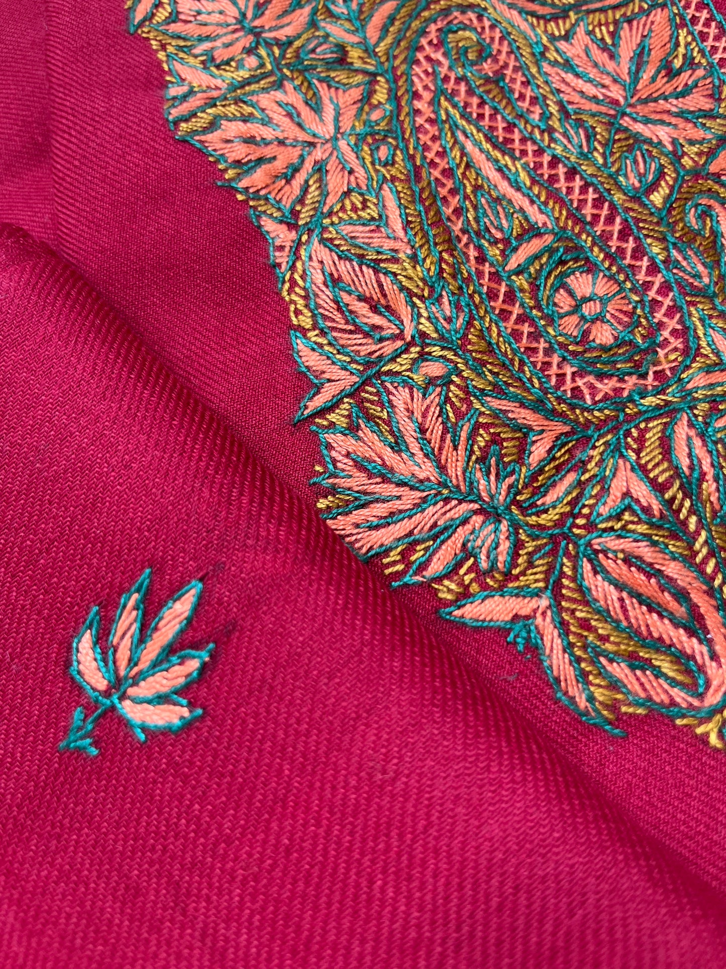 Woollen hand embroidered suit