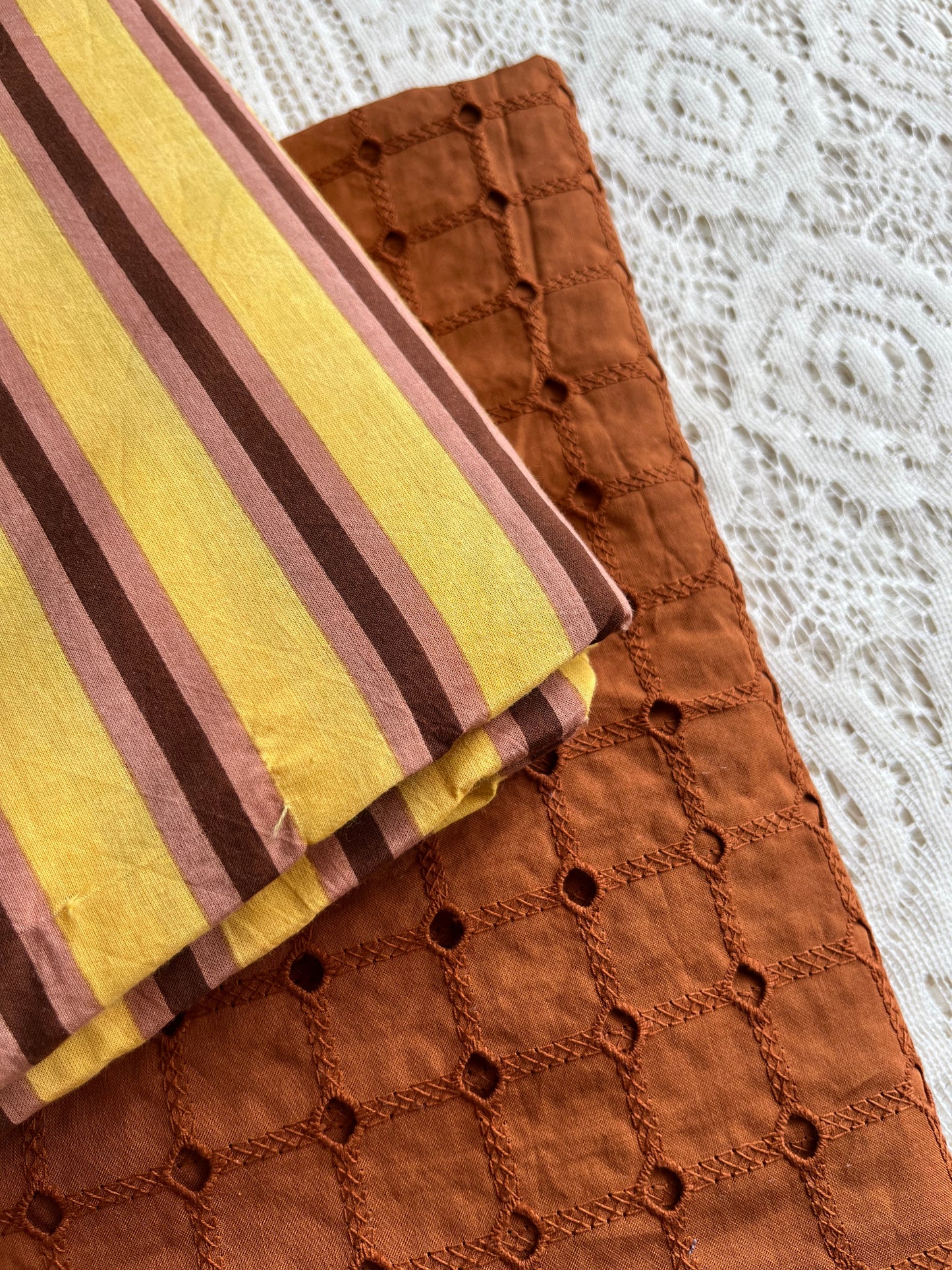 Cotton kurta fabric hakoba Bottom