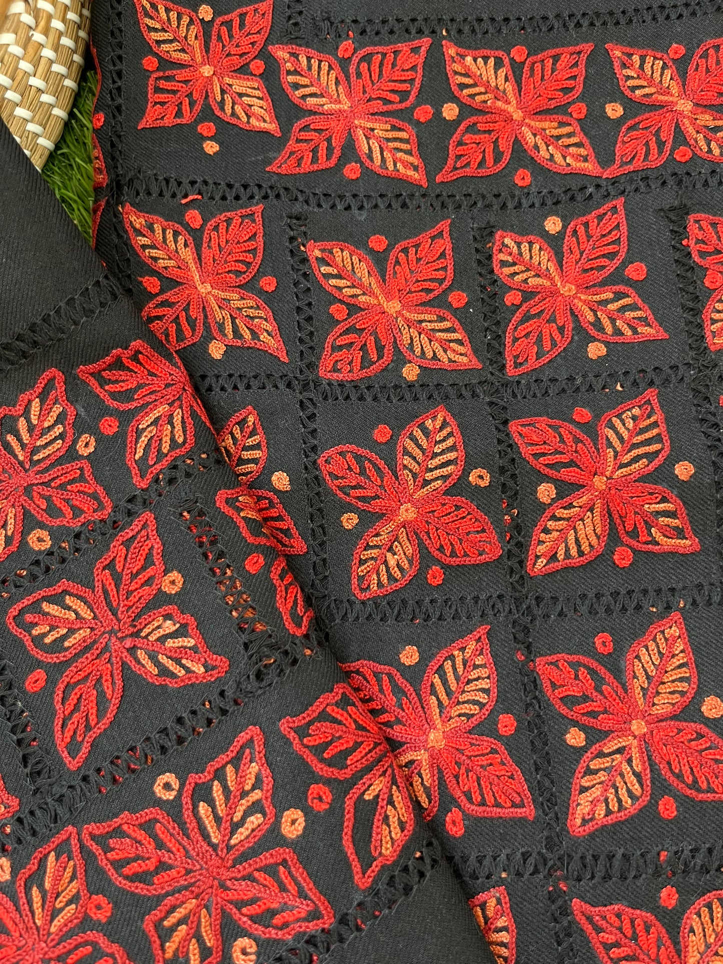 Woollen hand embroidered suit