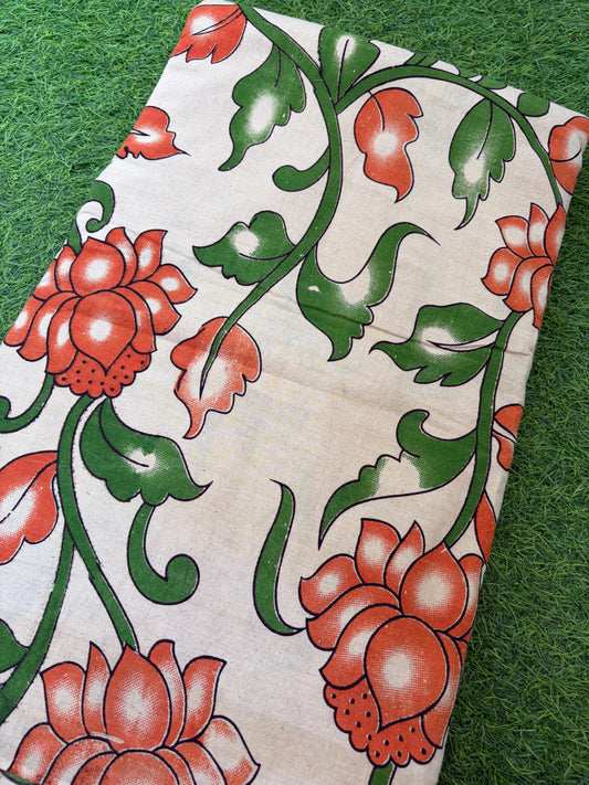 Mangalgiri cotton kalamkari print