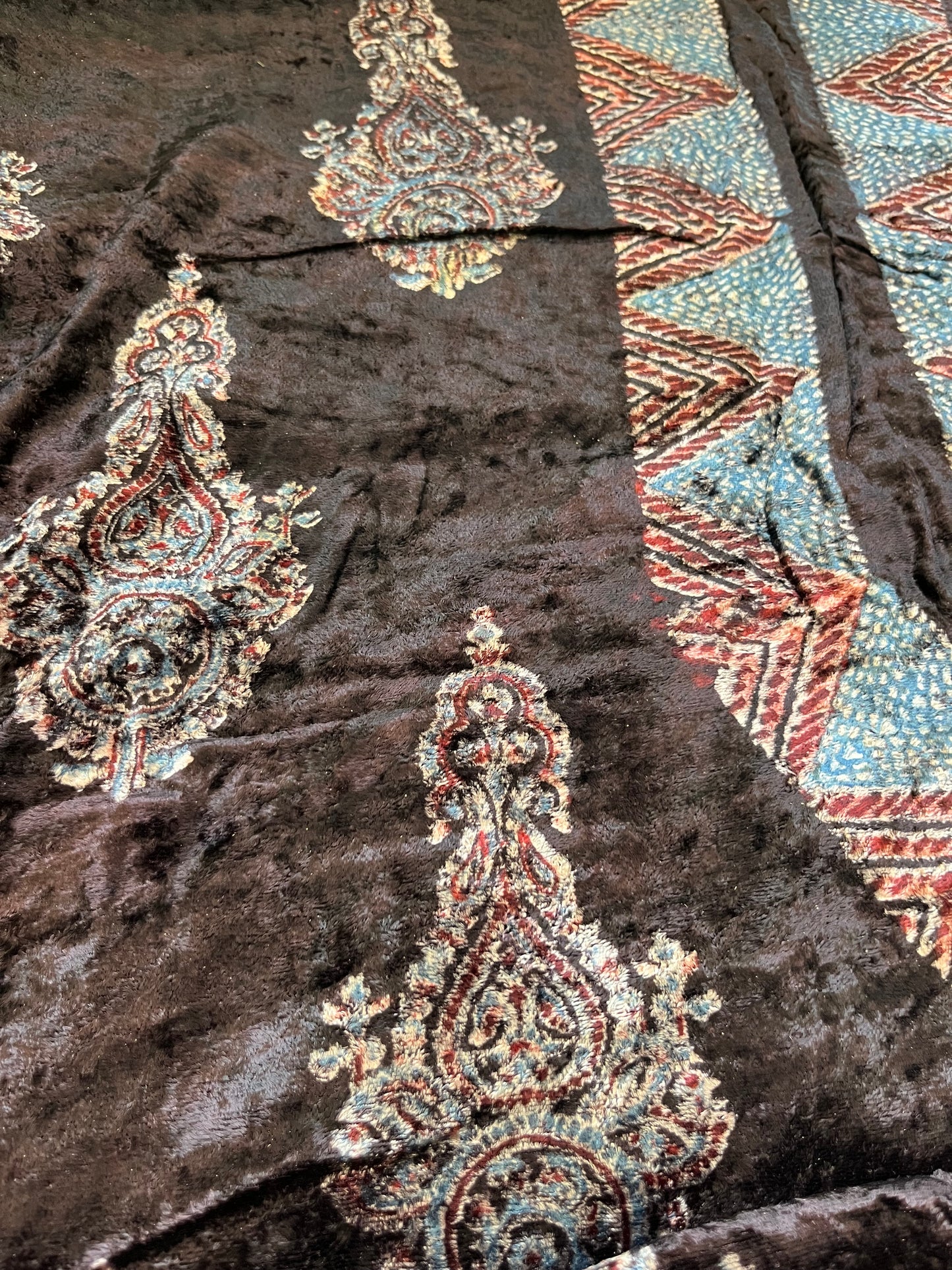 Velvet Ajrakh Kurta