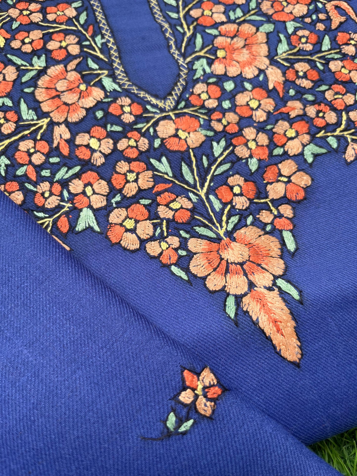 Woollen hand embroidered suit