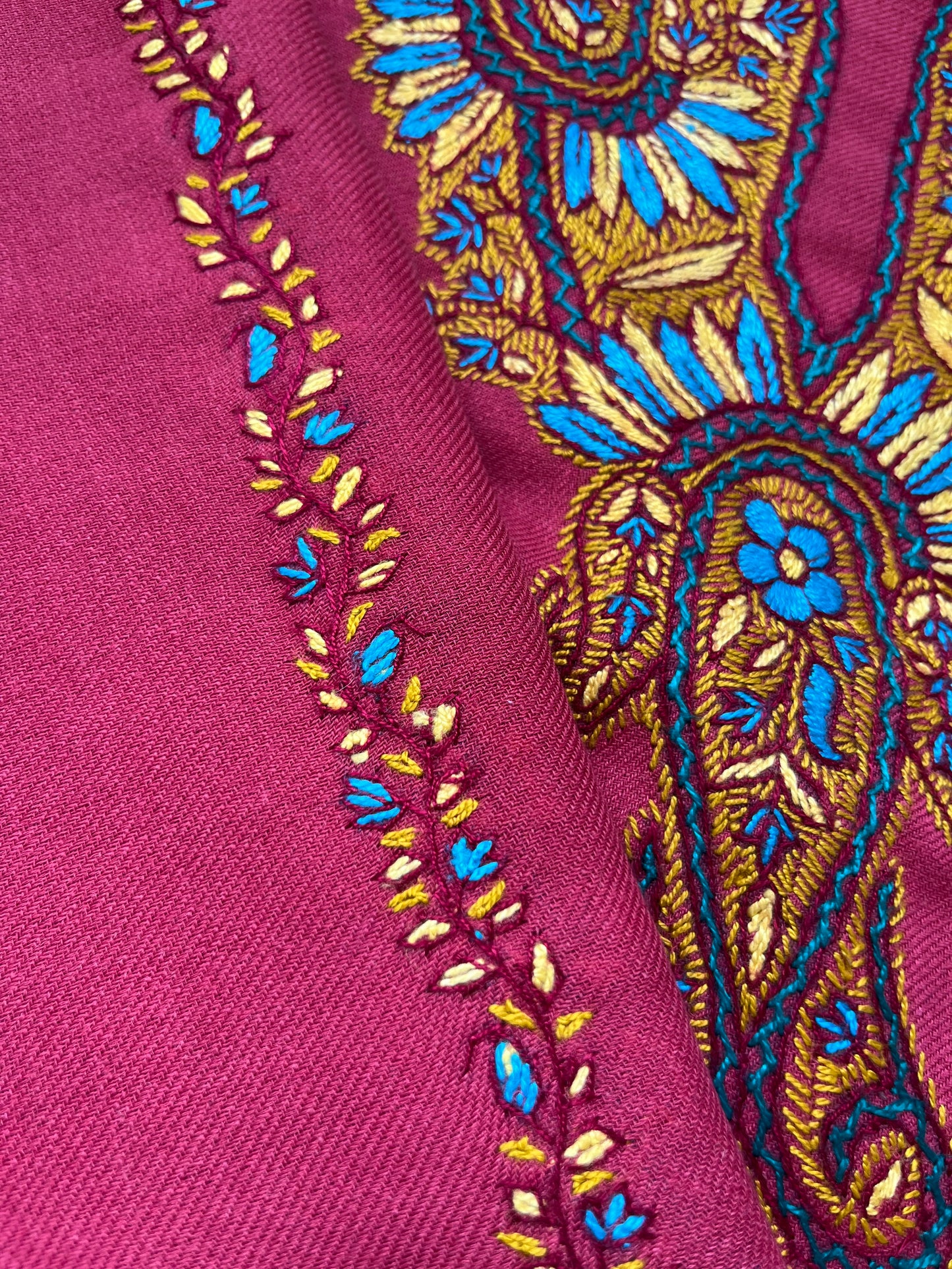 Woollen hand embroidered suit