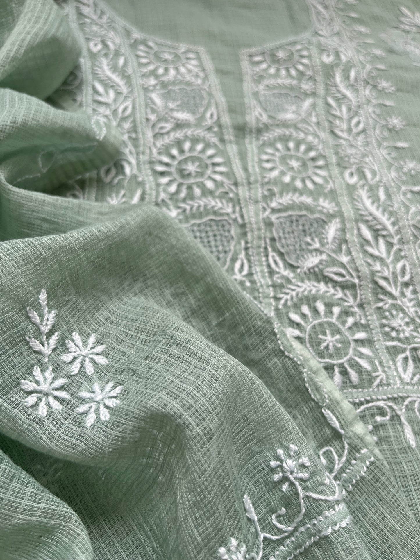Kota Chikankari Kurta Dupatta