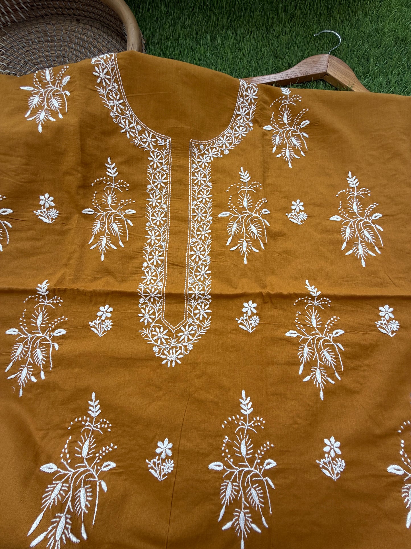 Chikankari cotton Kurta