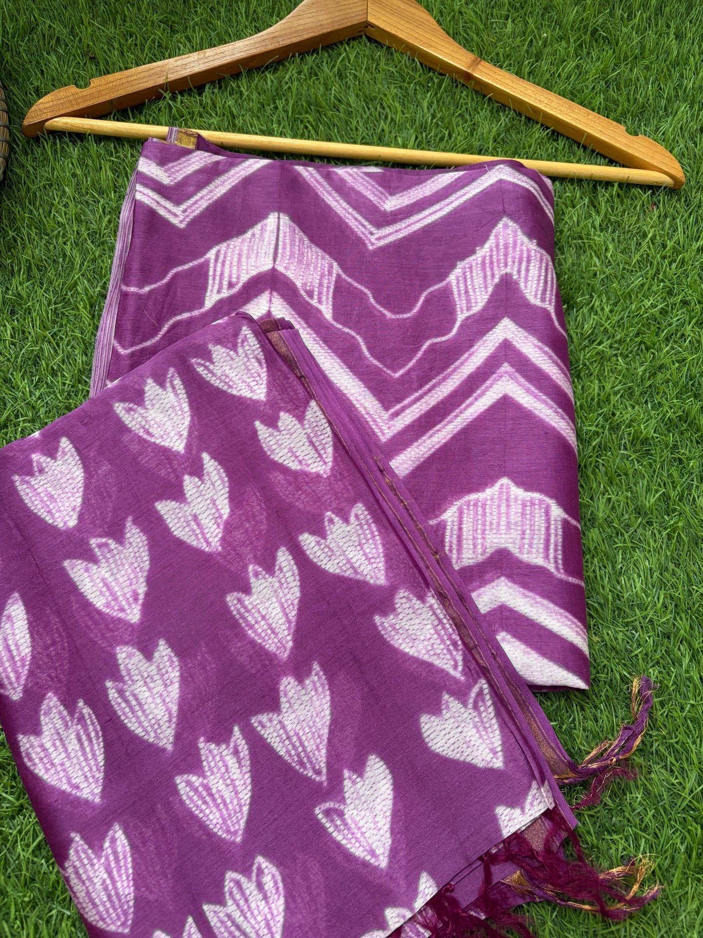 Chanderi Shibori kurta dupatta