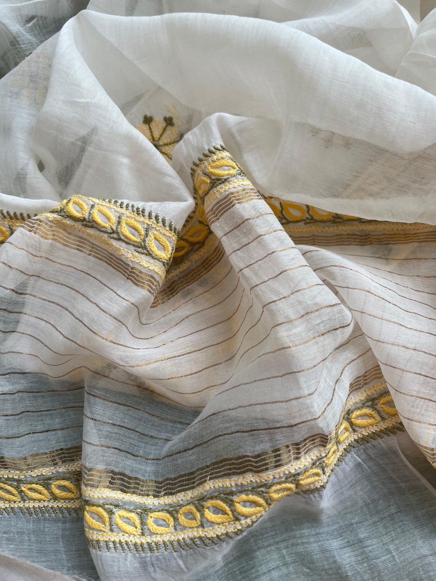Chanderi Chikankari Kurta Dupatta