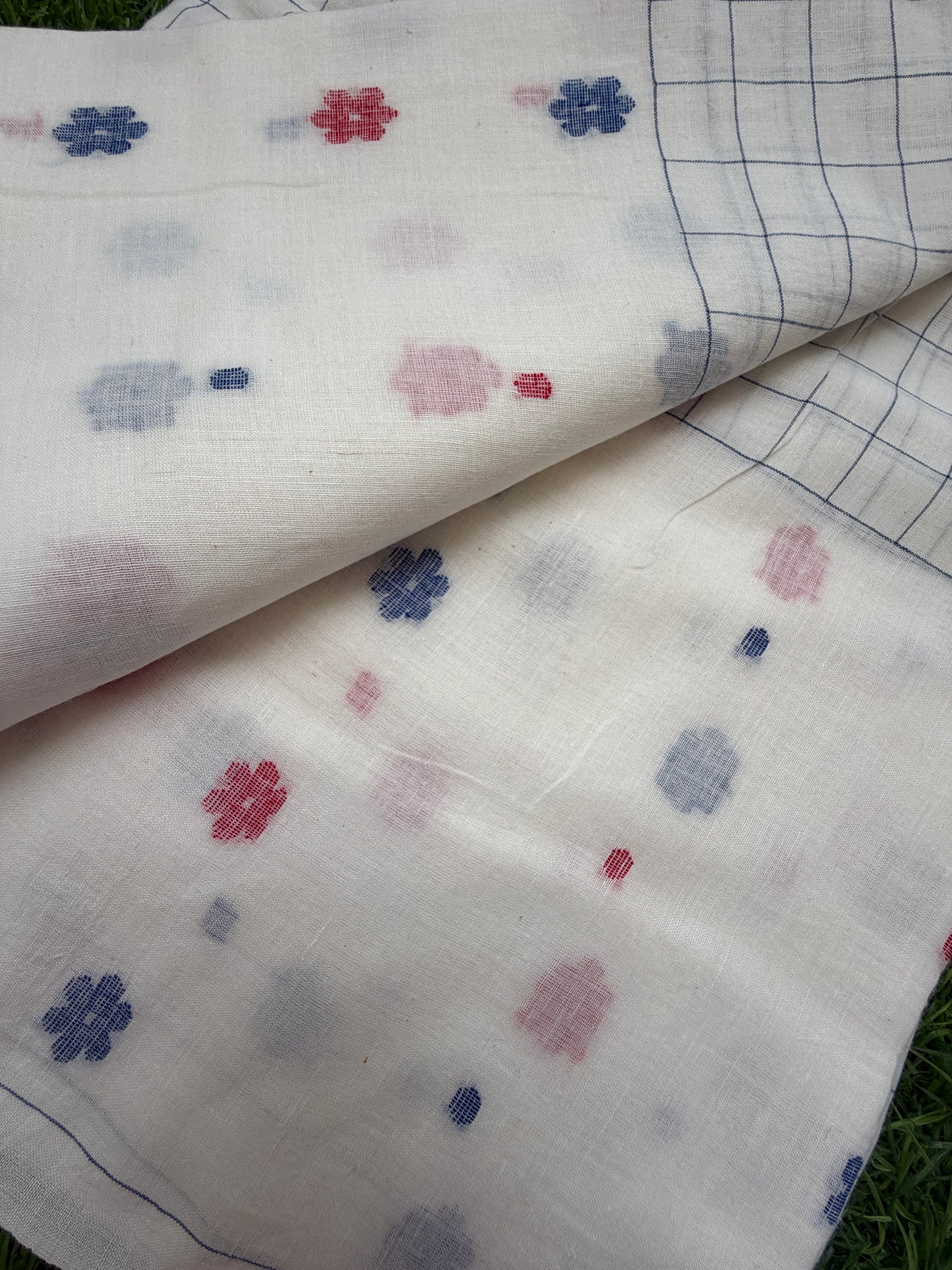 Jaamdani mul fabric