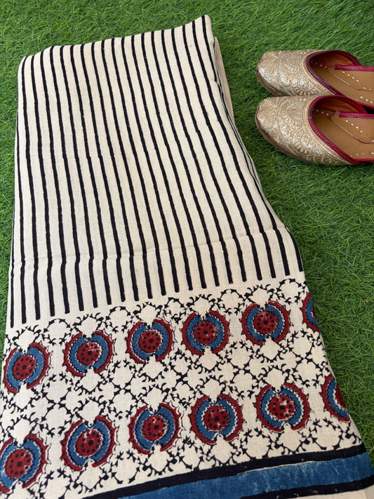 Linen Ajrakh Kurta