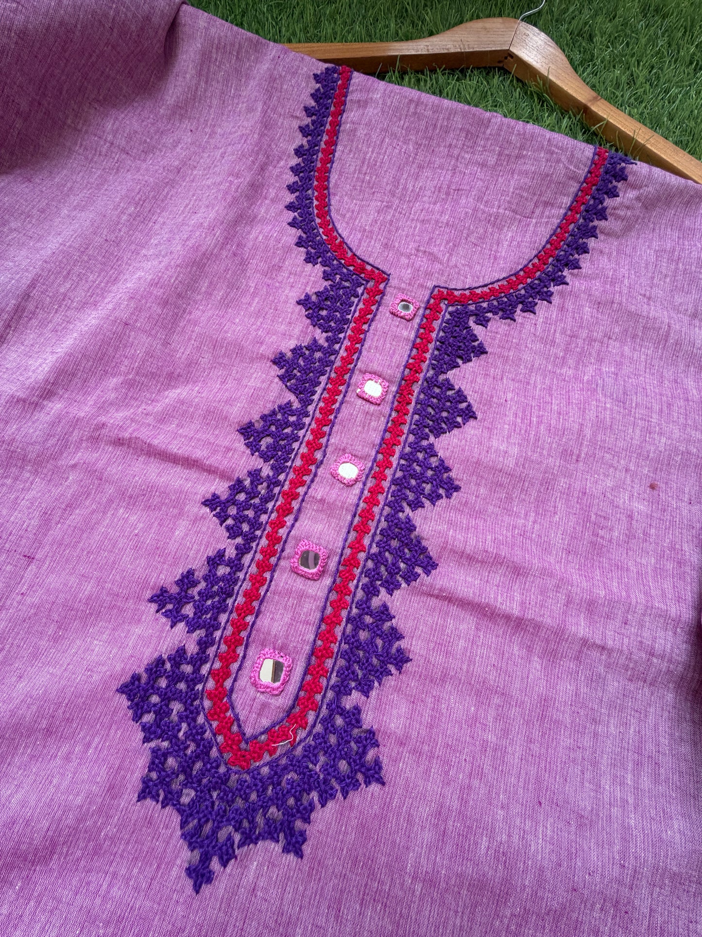 Sindhi work mangalgiri cotton Kurta