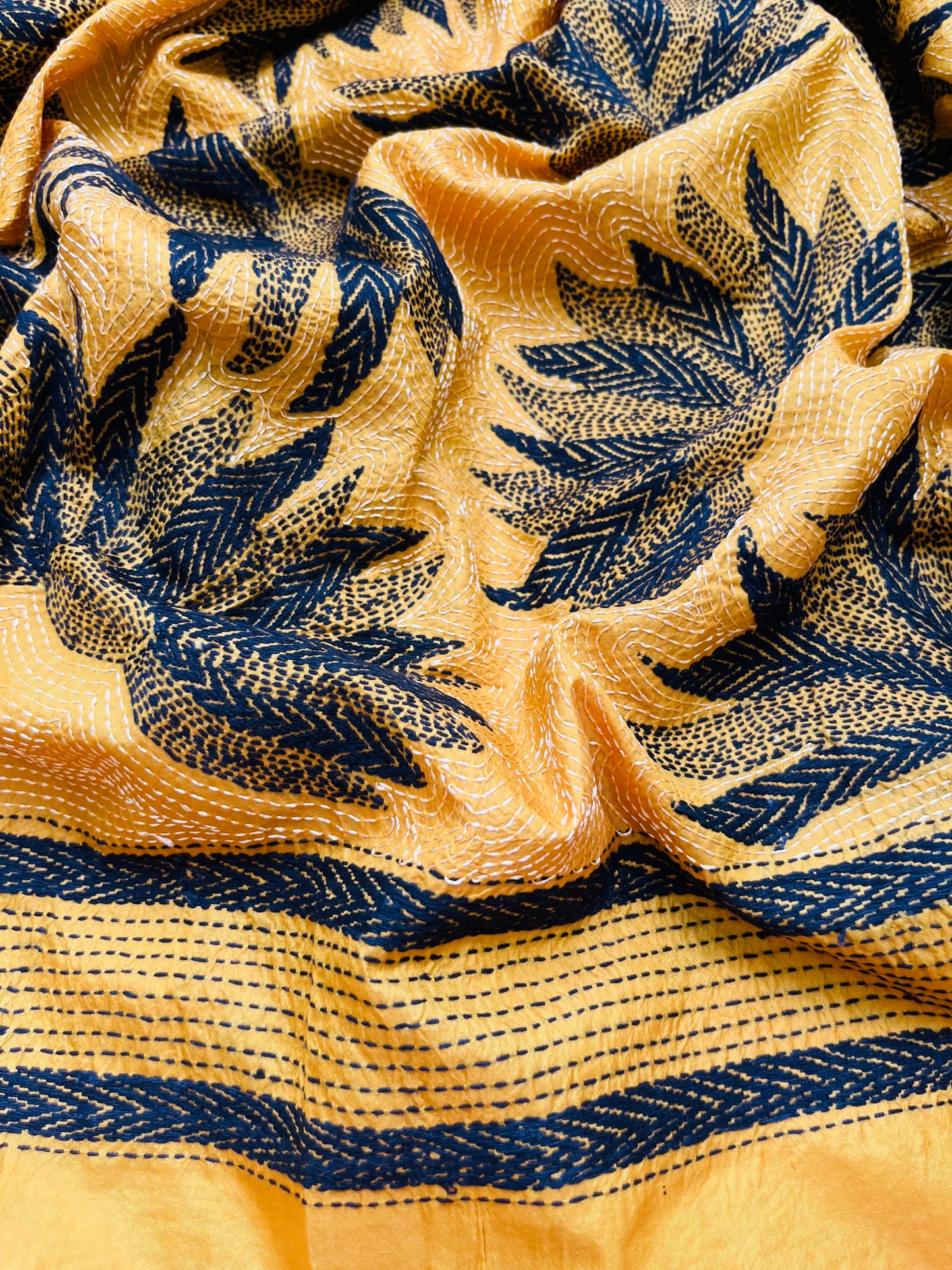 Silk Kantha Dupatta