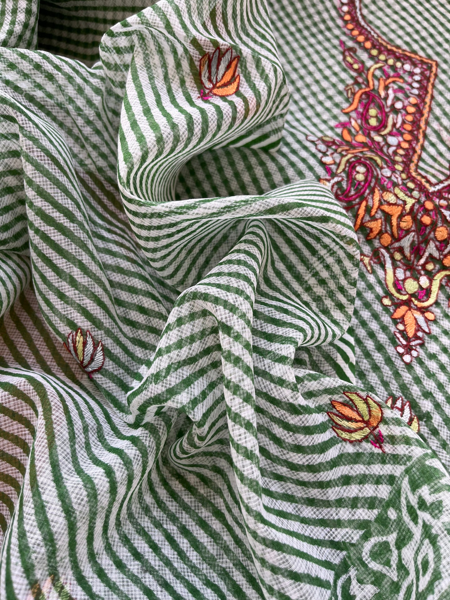 Kota kashmiri work kurta Dupatta