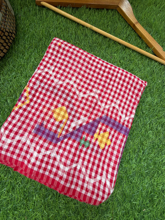 Jaamdani mul fabric