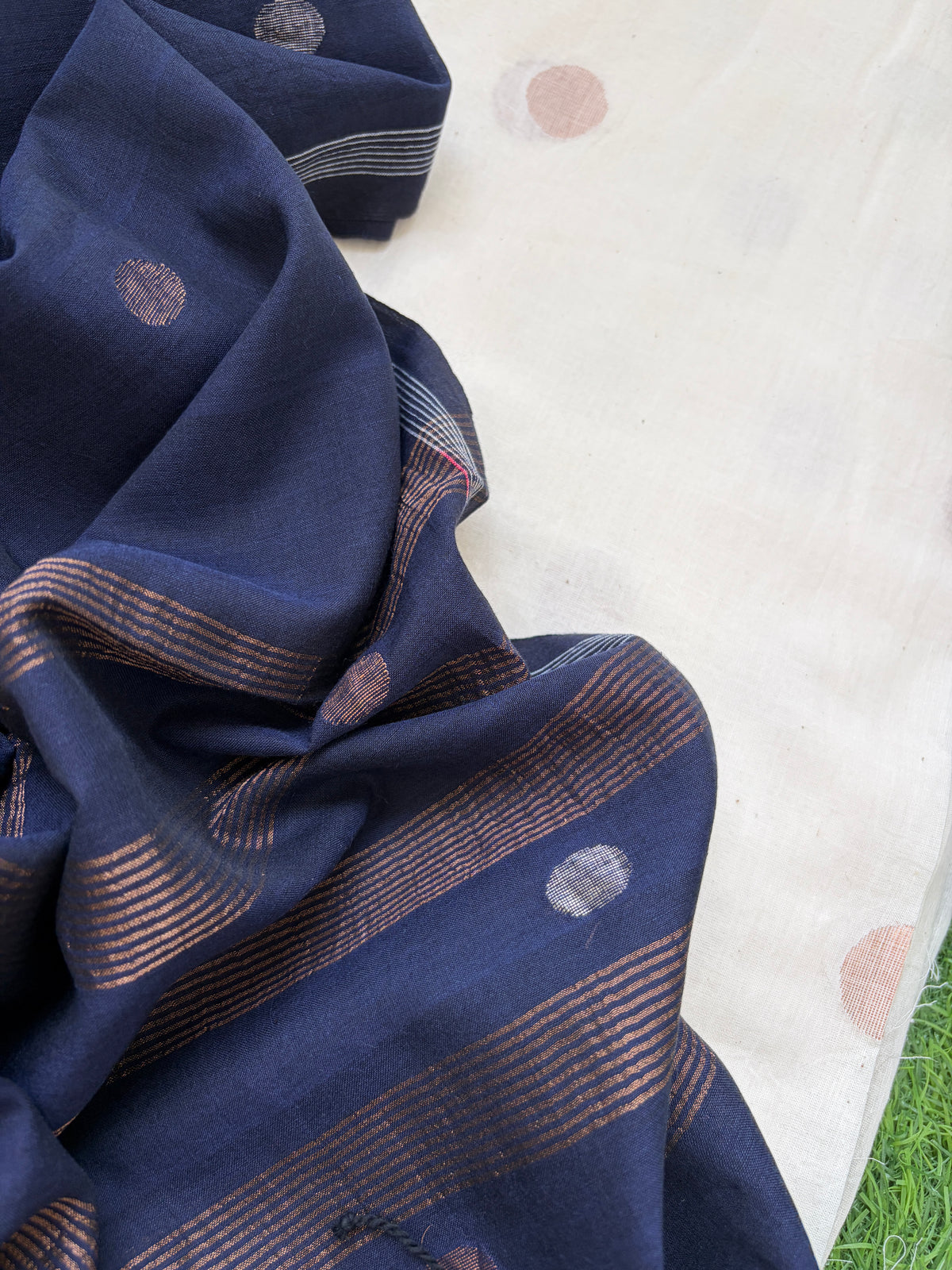 Zari jaamdani Mul dupatta kurta