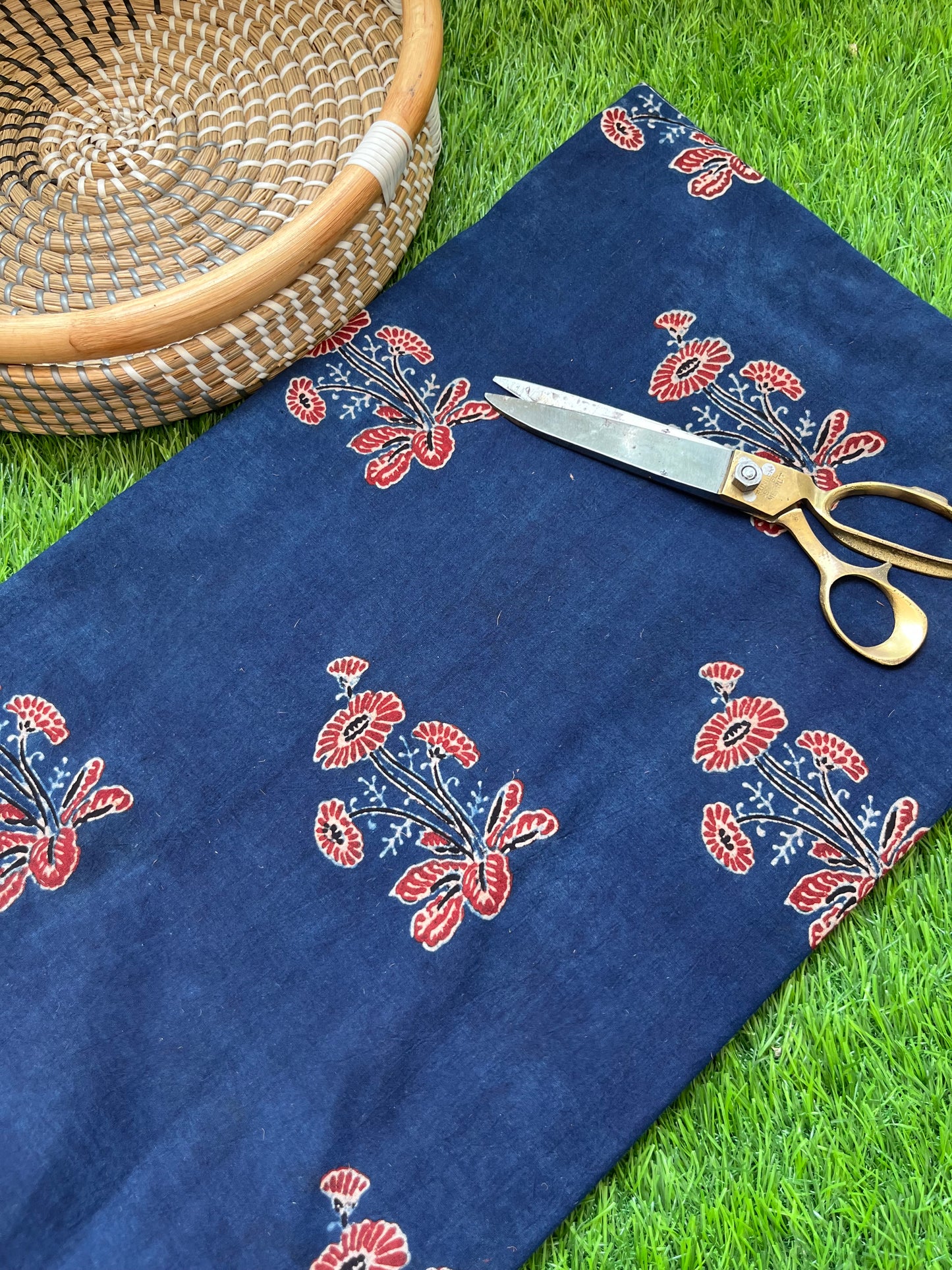 Ajrakh Cotton fabric