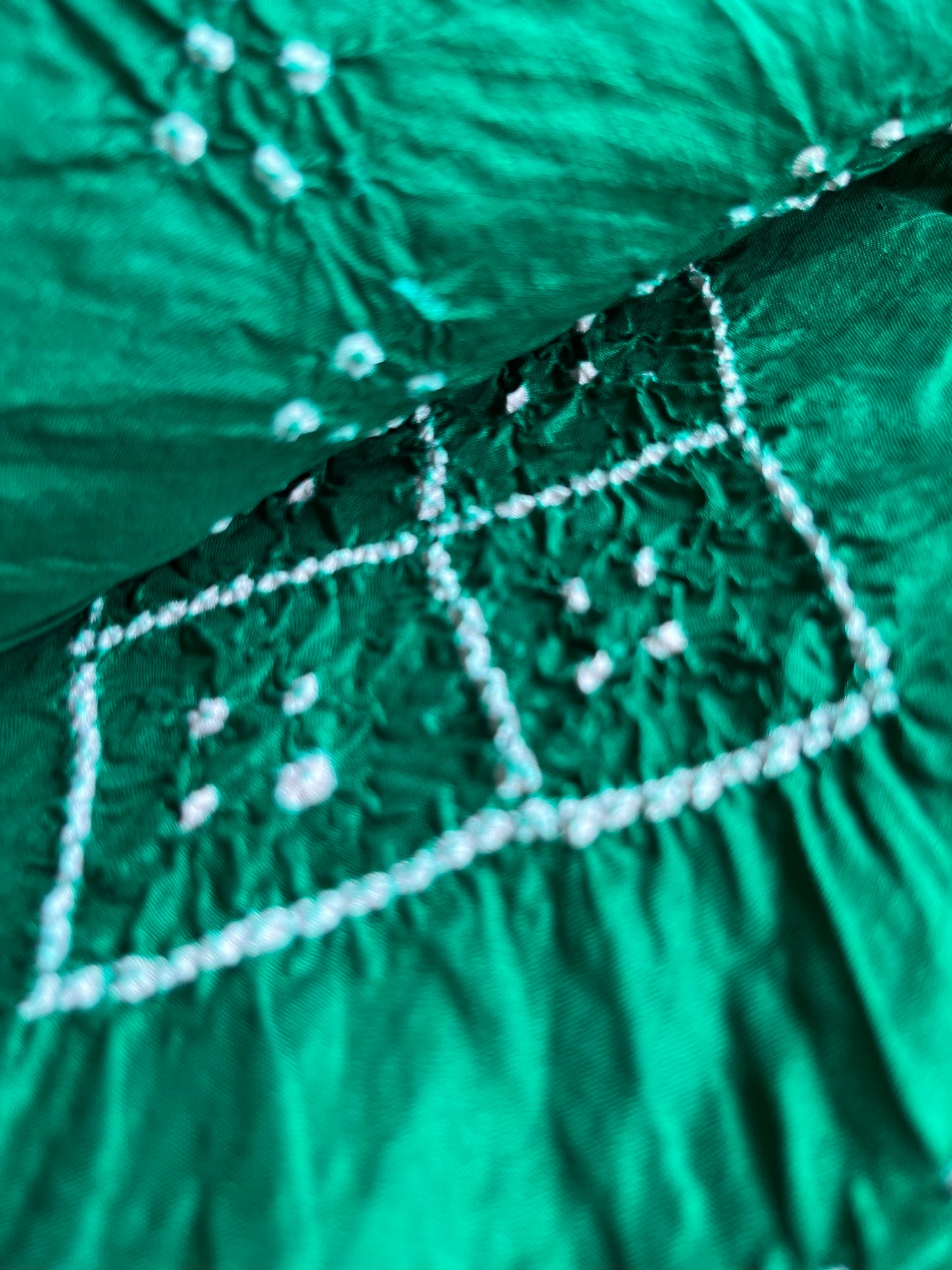 Mulberry Silk bandhani kurta