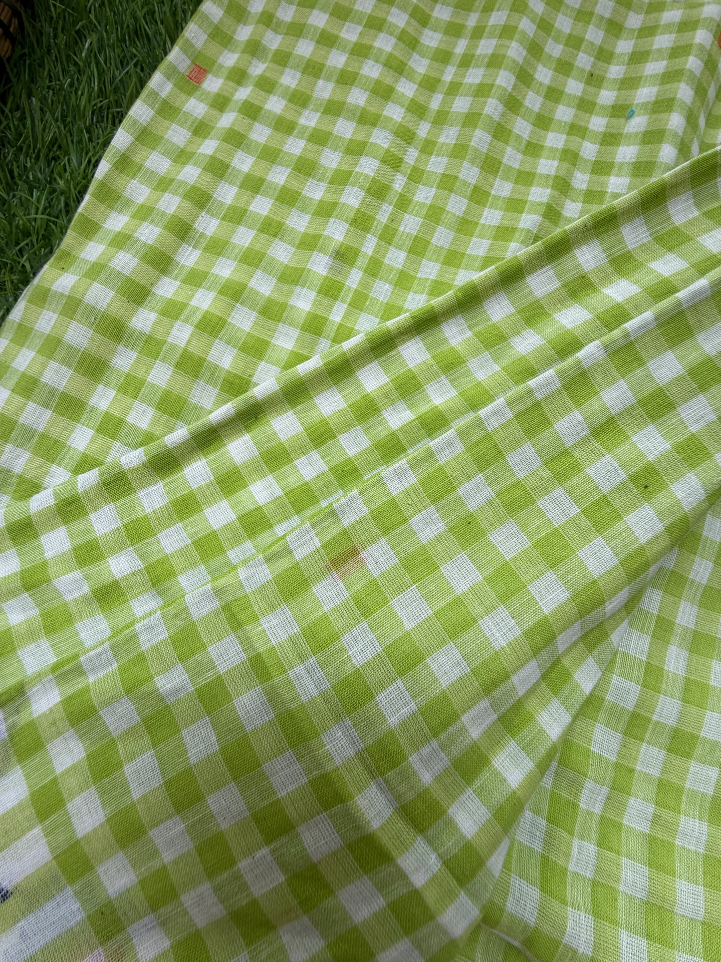 Jaamdani mul fabric