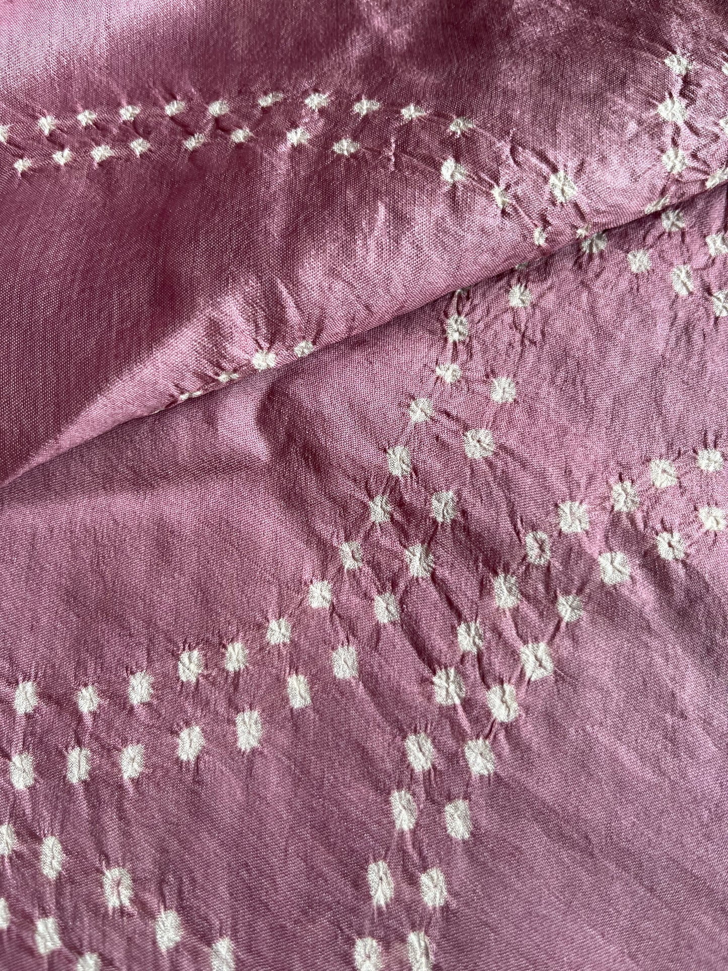 Mulberry Silk bandhani kurta