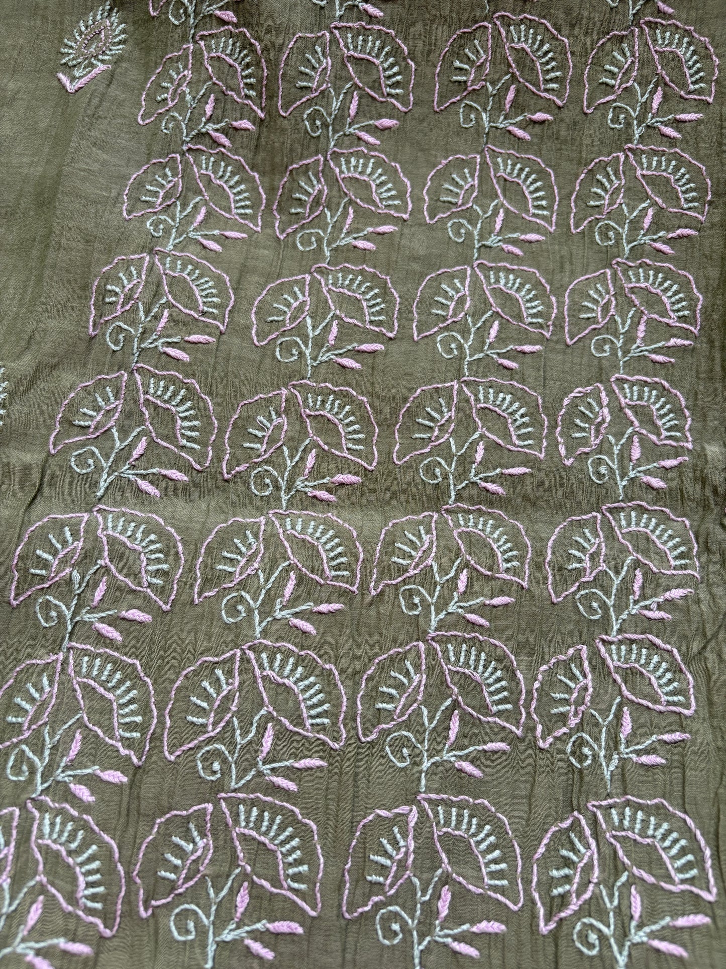 Chanderi Chikankari Kurta Dupatta
