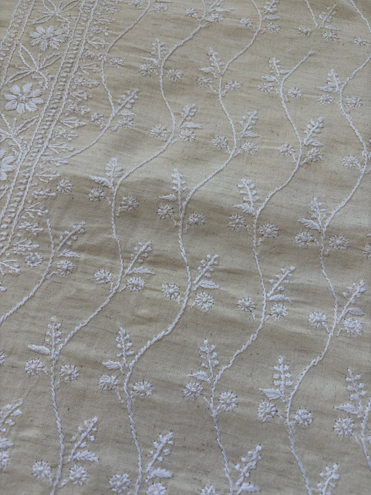 Chikankari khadi Kurta
