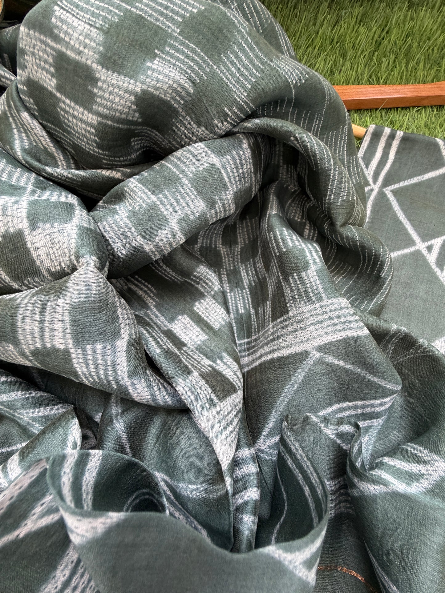 Chanderi Shibori kurta dupatta