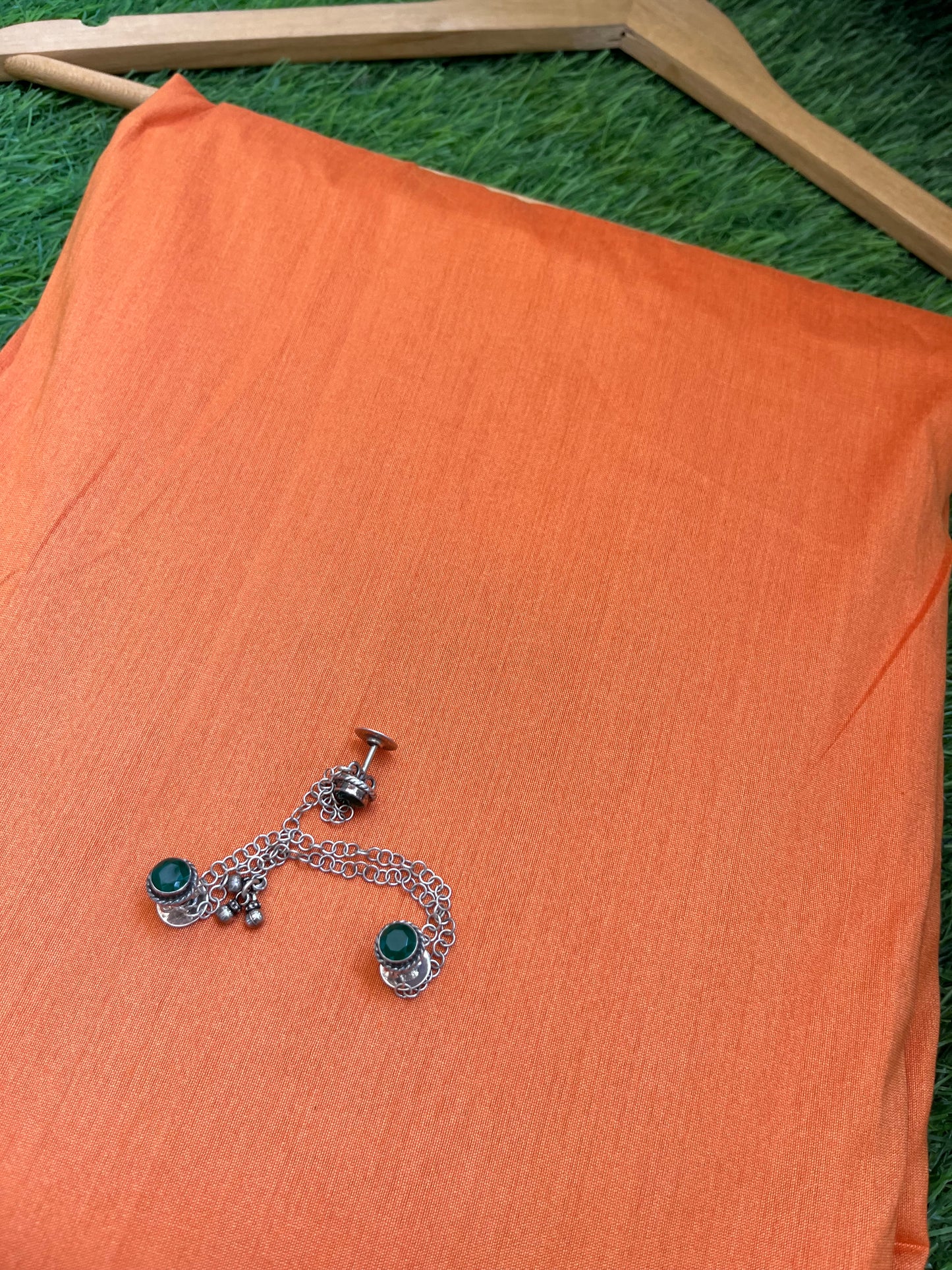 Cotton Silk plain fabric