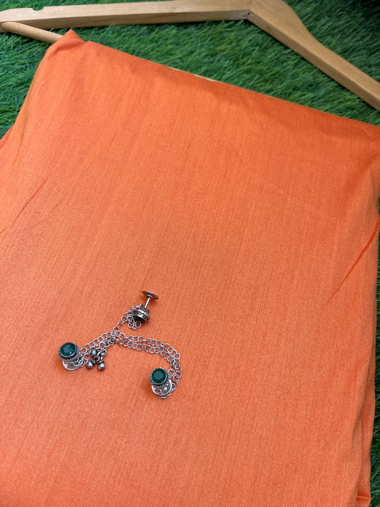 Cotton Silk plain fabric