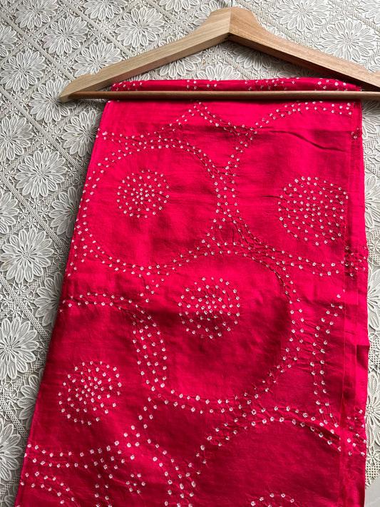 Mulberry Silk bandhani kurta